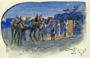 Charles M. Russell - Three Wise Men, 1912