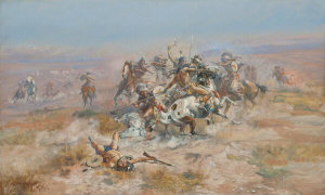 Charles M. Russell - Counting Coup, 1902