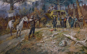 Charles M. Russell - The Hold-Up, 1899