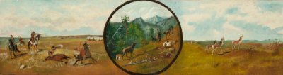 Charles M. Russell - Western Scene, ca. 1885