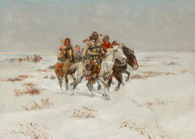 Charles M. Russell - The Snow Trail, 1897