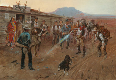 Charles M. Russell - The Tenderfoot, 1900