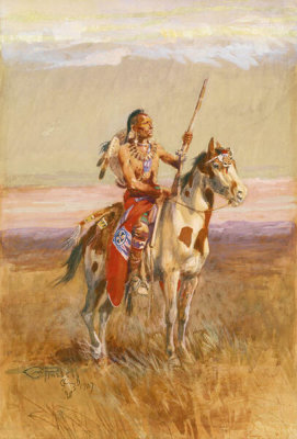 Charles M. Russell - The Scout, 1907